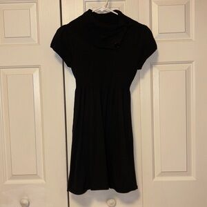 Take Out Turtle Neck Sweater Dress